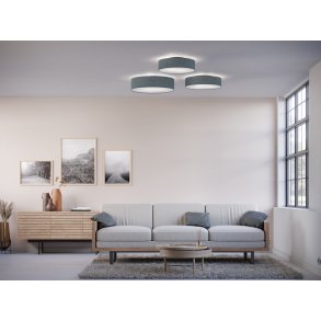 Belid Soft Plafond Ø44,4 cm, Blå/Uld