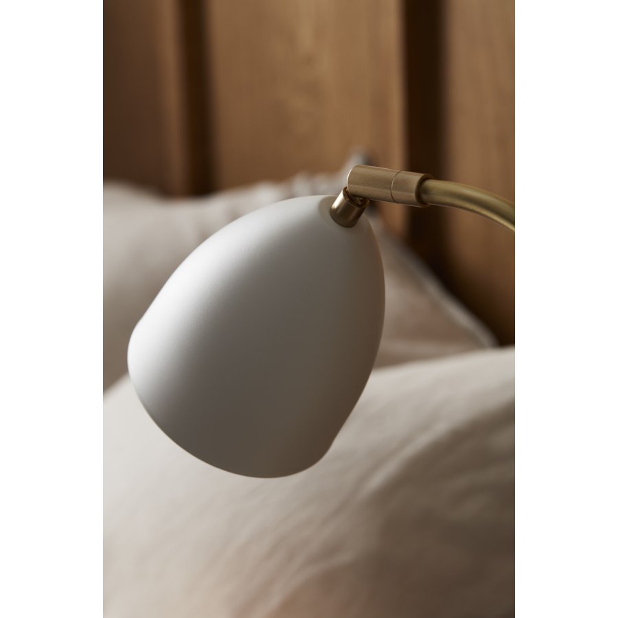 Belid Deluxe Bordlampe H50,7 cm, Hvid/Messing