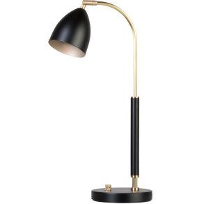 Belid Deluxe Bordlampe H50,7 cm, Sort/Messing