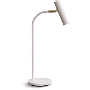 Belid Slender Tischlampe H53,5 cm, Wei/Messing