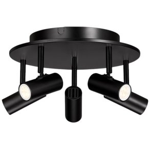 Belid Cato Deckenleuchte 29 cm, Mattschwarz