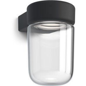 Belid Moon Wandleuchte fr Auen 21.9 cm, Graphit Struktur