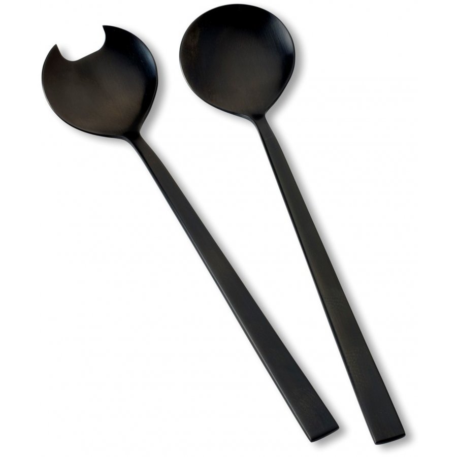 Bitz Salatbestik 23 cm, Sort stl