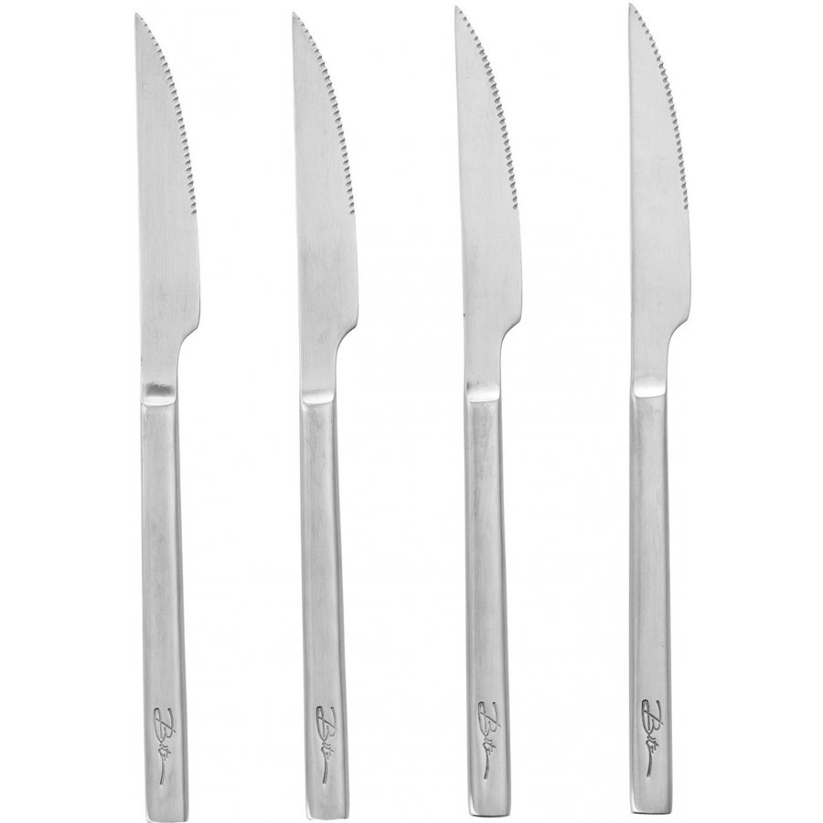 Bitz Steakkniv 4stk, Satin stl