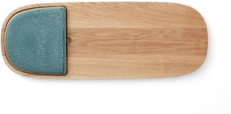 Bitz Serveringsbrt 51x19cm, Eg/grn