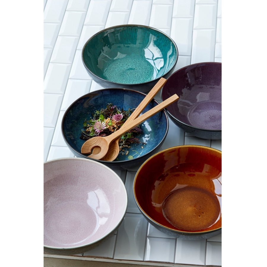 Bitz Salatskl 30 cm, sort/mrkbl