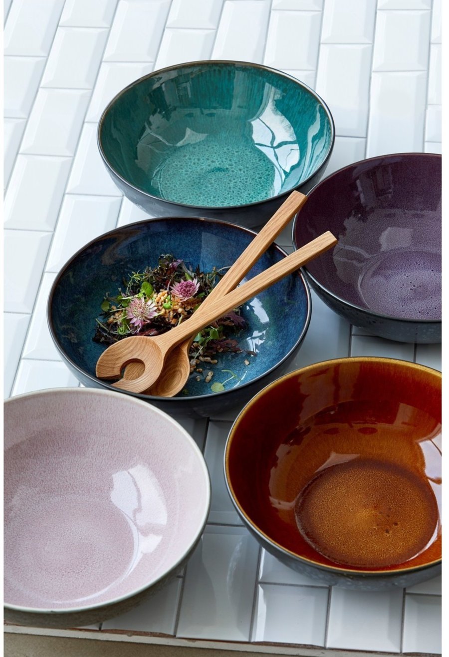 Bitz Salatskl 30 cm, sort/mrkbl