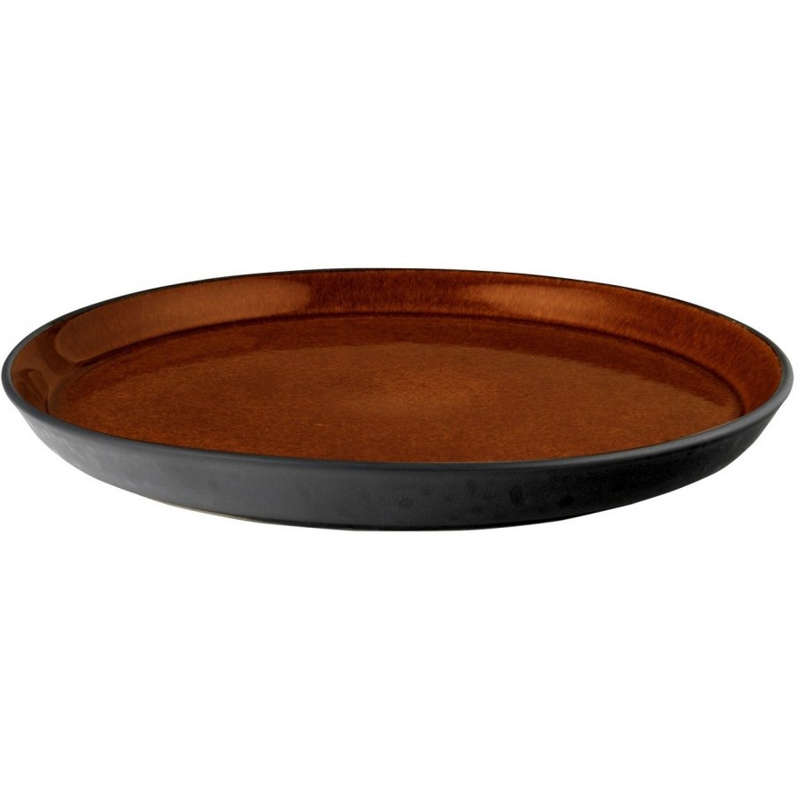 Bitz Tallerken Gastro 27 cm, sort/amber