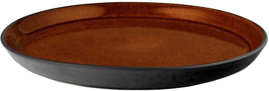Bitz Tallerken Gastro 27 cm, sort/amber