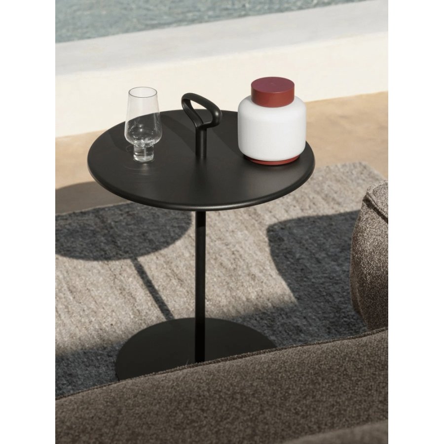 blomus PORTER Outdoor Beistelltisch H58 cm, Schwarz
