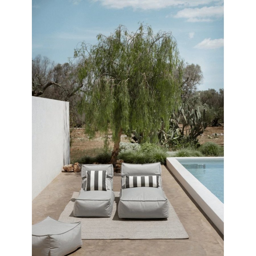 blomus STAY Udend�rs Pude 30x70 cm, Lily Whit/Sort