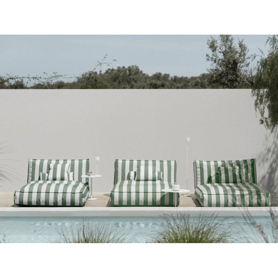 blomus STAY Udend�rs Pude 30x70 cm, Lily White/Duck Green