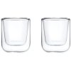 Blomus NERO Espressoglas 2er Set. 8 cl, Transparent