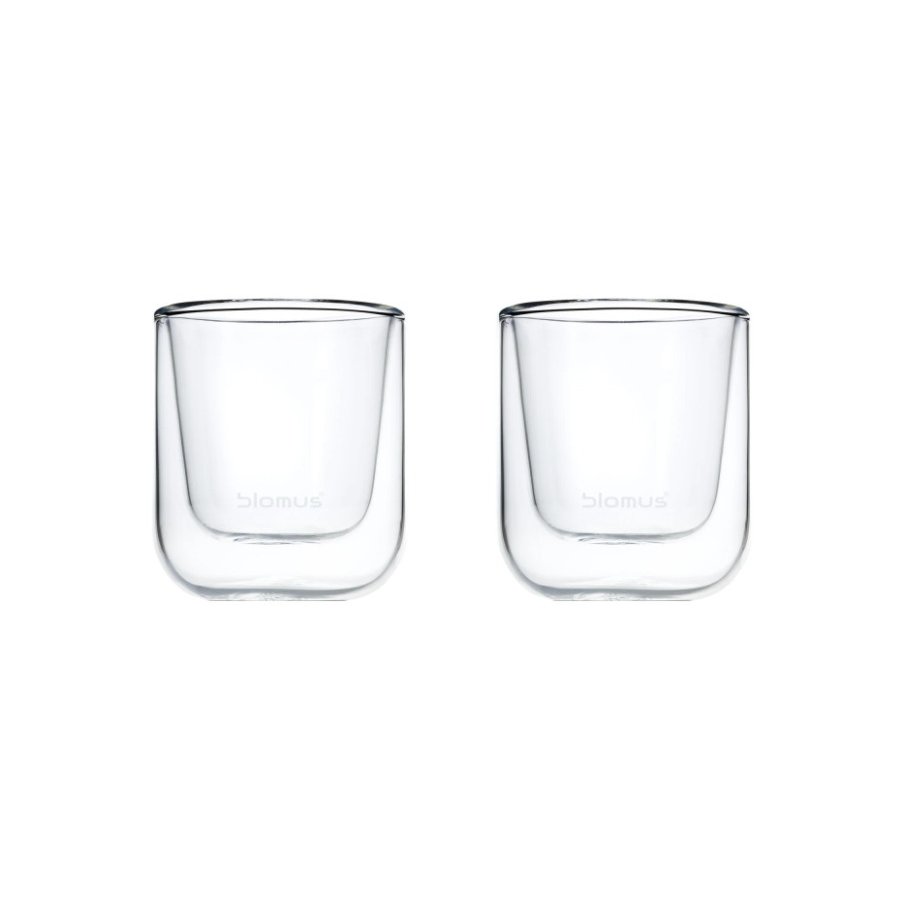 Blomus NERO Espressoglas 2er Set. 8 cl, Transparent