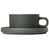 Blomus PILAR Teetasse mit Untertasse 2er Set. 17 cl, Agave Green