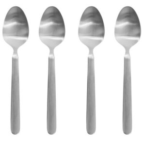 blomus STELLA Espressolffel 4er Set, 11 cm, Edelstahl