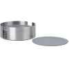 Blomus LARETO Glasuntersetzer 6er Set. 11,2 cm, Sharkskin