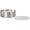 Blomus LARETO Glasuntersetzer 6er Set. 11,2 cm, Moonbeam