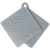 Blomus FLIP Topflappen 2er Set. 20x20 cm, Sharkskin