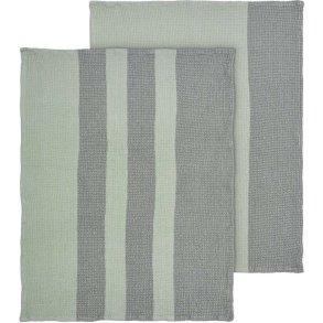 blomus GANO Viskestykke 2 stk. 50x70 cm, Desert Sage