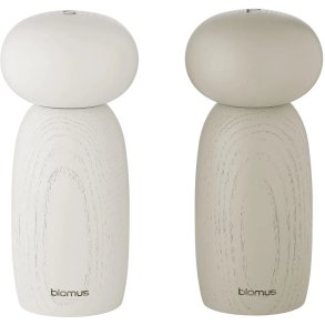blomus MOLI Salz- und Pfeffermhle H13 cm, Moonbeam/Nomad