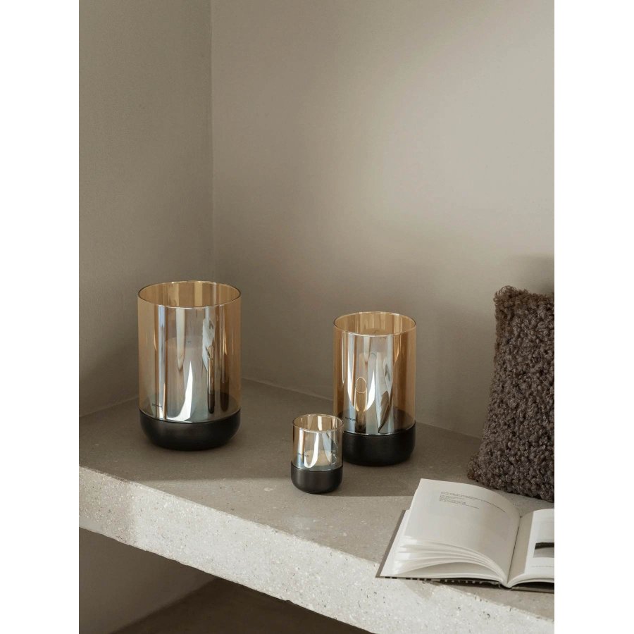 blomus CALMA Lanterne H22 cm, Burned Metal
