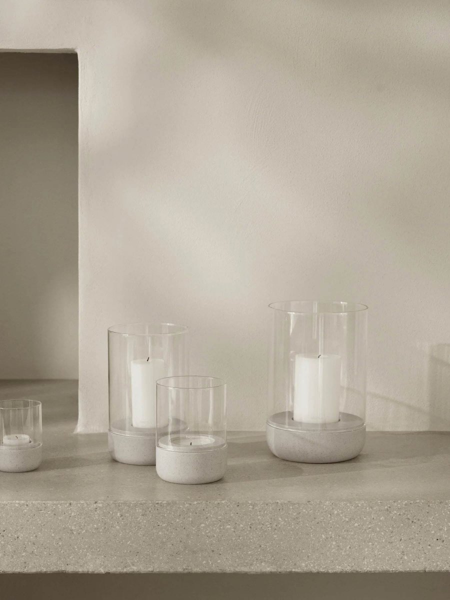 blomus CALMA Laterne 2er Set H9 cm, Moonbeam