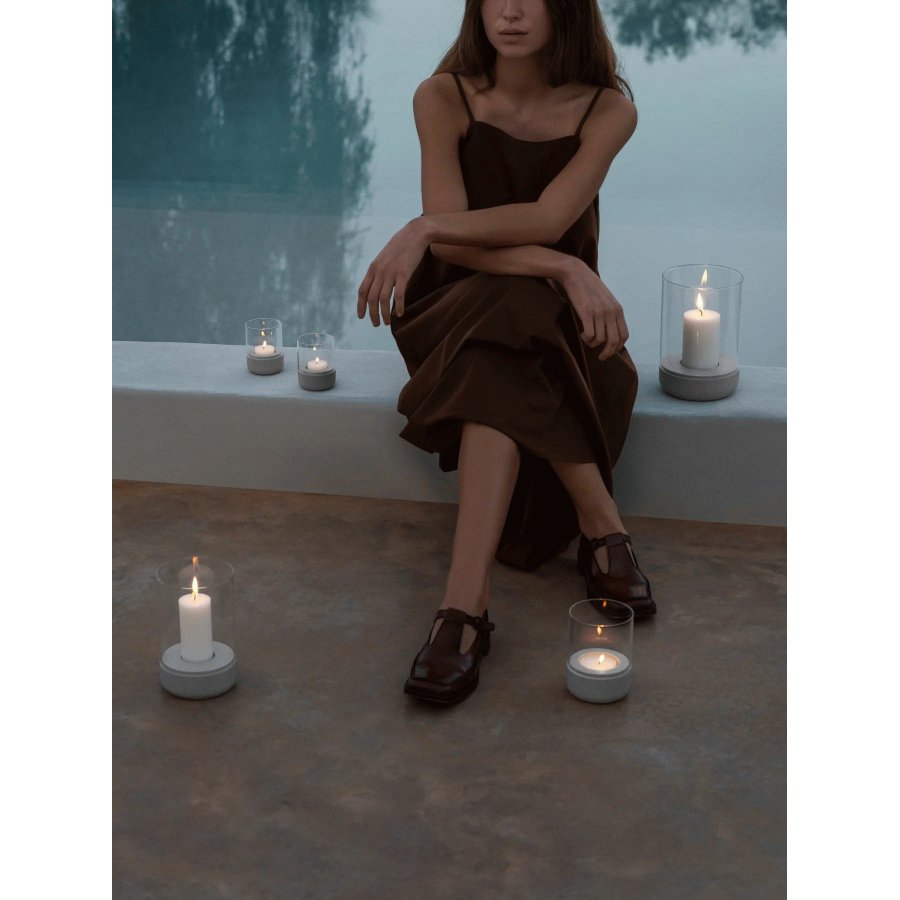 blomus CALMA Laterne H14 cm, Moonbeam