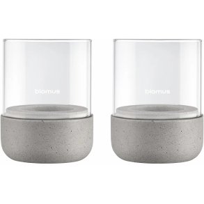 blomus CALMA Lanterne 2 stk. H9 cm, Satellite