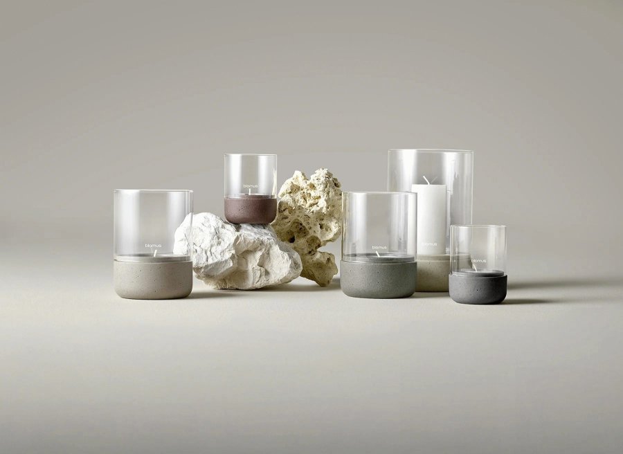 blomus CALMA Laterne H14 cm, Satellite