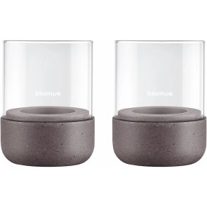 blomus CALMA Lanterne 2 stk. H9 cm, Cedertr