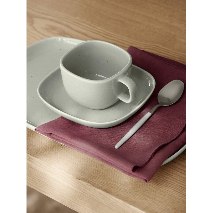 blomus VAHLO Tasse mit Untertasse 2er Set, Mirage Gray