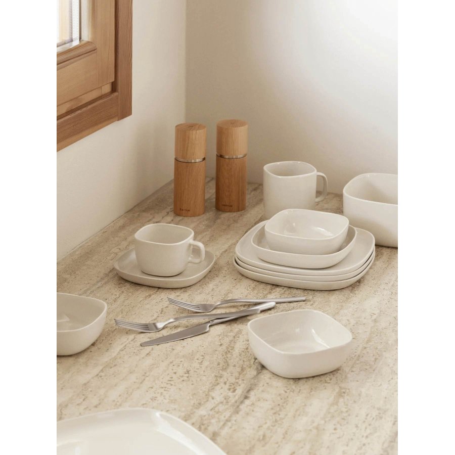 blomus VAHLO Tasse mit Untertasse 2er Set, Moonbeam