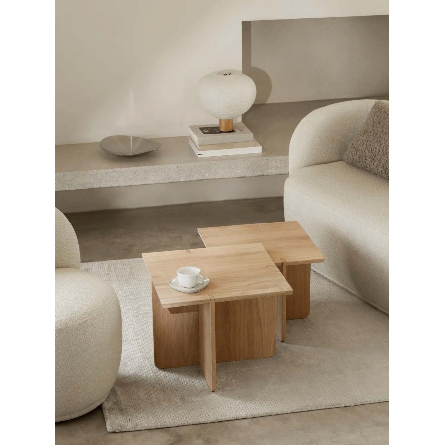 blomus VAHLO Tasse mit Untertasse 2er Set, Moonbeam