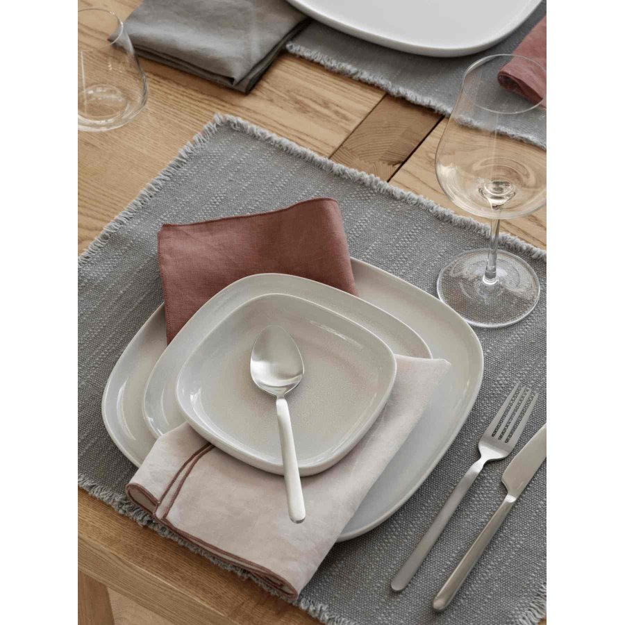 blomus LINEO Stofserviet 42x42 cm, Moonbeam/Mocha Mousse