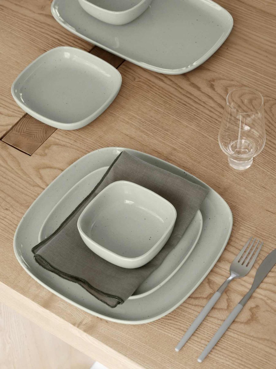 blomus LINEO Stofserviet 42x42 cm, Agave Green/Pine Grove