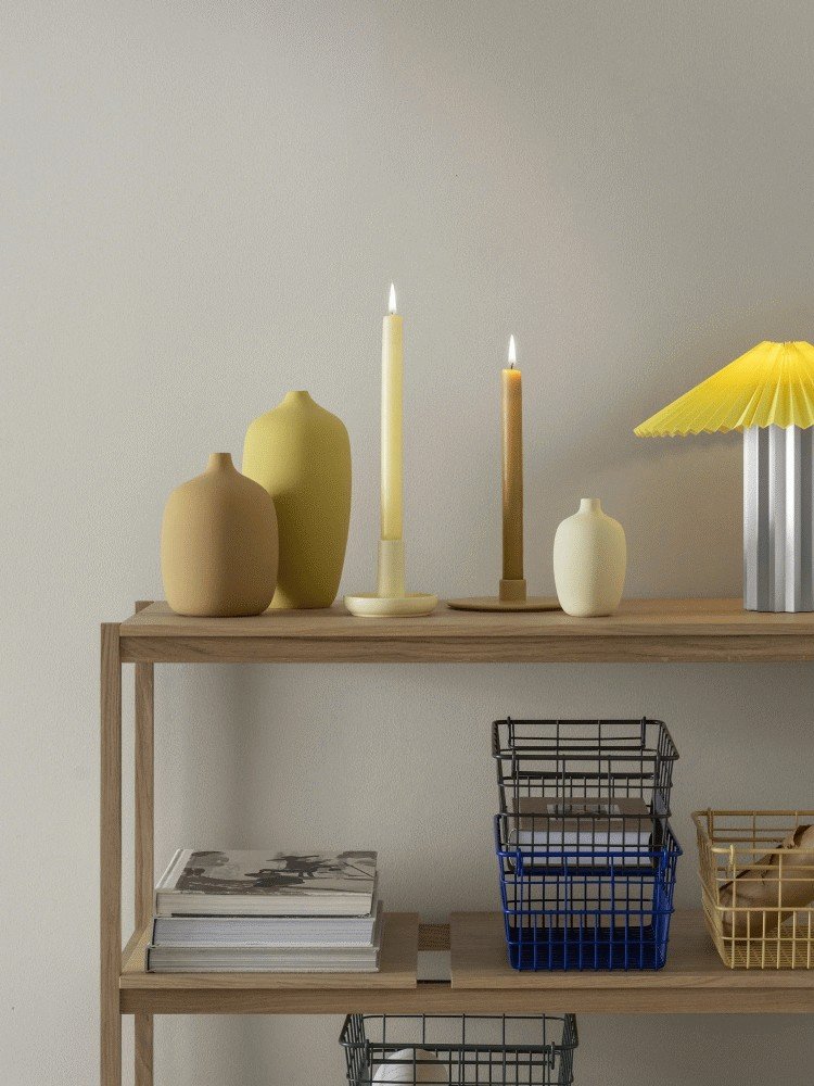 blomus CEOLA Vase H13 cm, Transparent Yellow