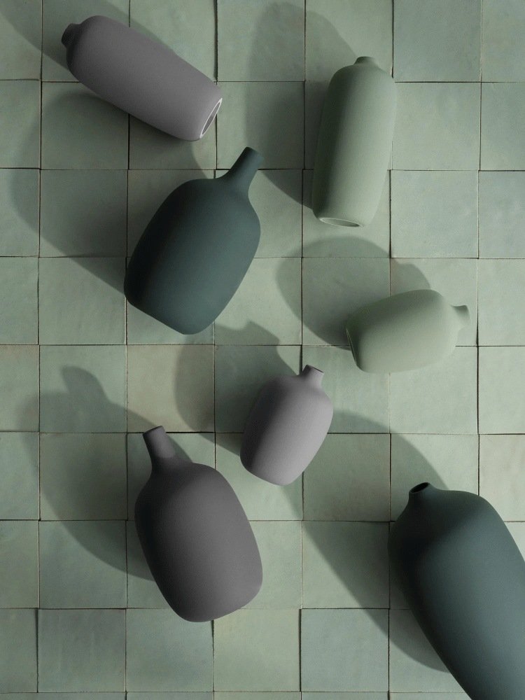 blomus CEOLA Vase H18 cm, Rain Forest