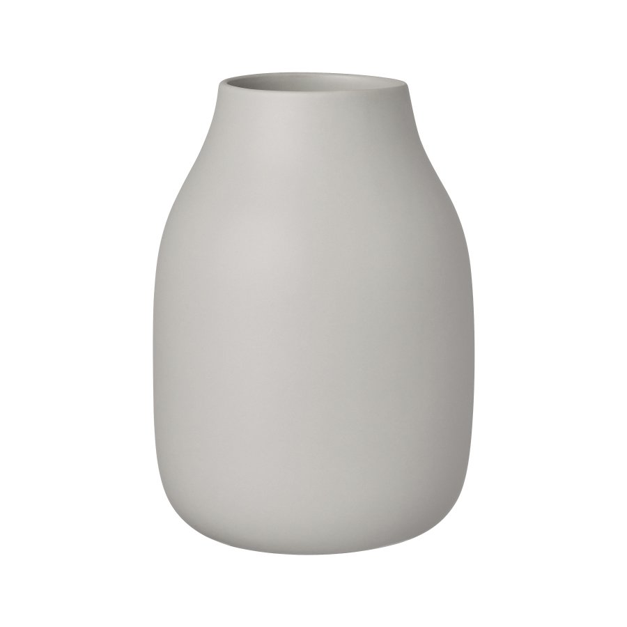 blomus COLORA Vase H20 cm, Mat Mourning Dove