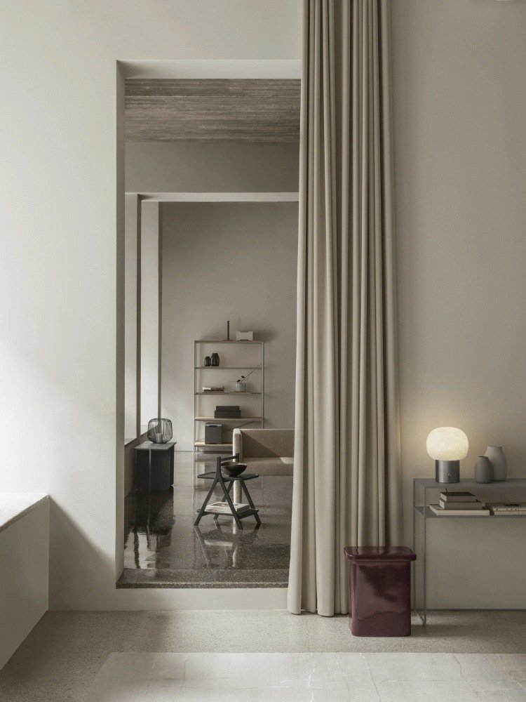 blomus COLORA Vase H15 cm, Shiny Peat