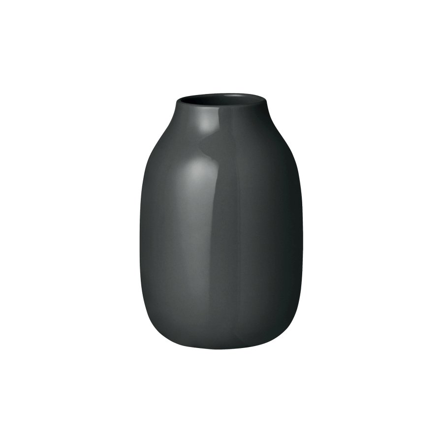 blomus COLORA Vase H15 cm, Shiny Peat
