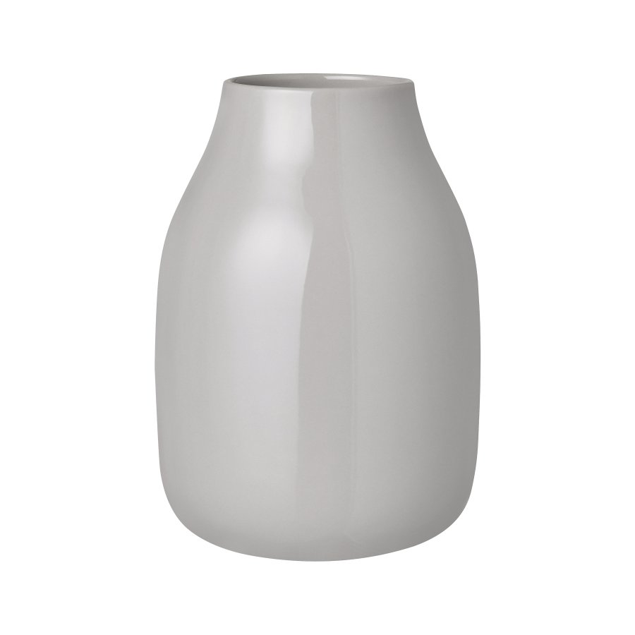blomus COLORA Vase H20 cm, Shiny Mourning Dove