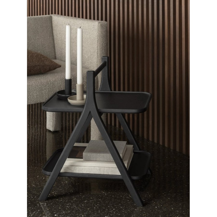 blomus VELA Kerzenst&auml;nder H9 cm, Schwarz