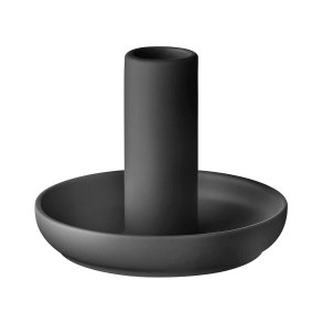 blomus VELA Lysestage H9 cm, Sort