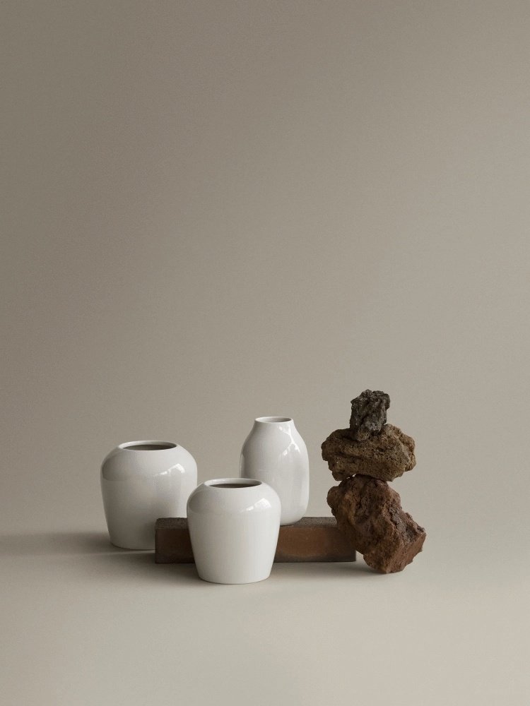 blomus LETA Vase H14 cm, Moonbeam