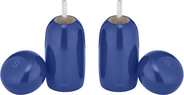 blomus MOLI Salt- og Pebers�t H13 cm, Mazarine Blue