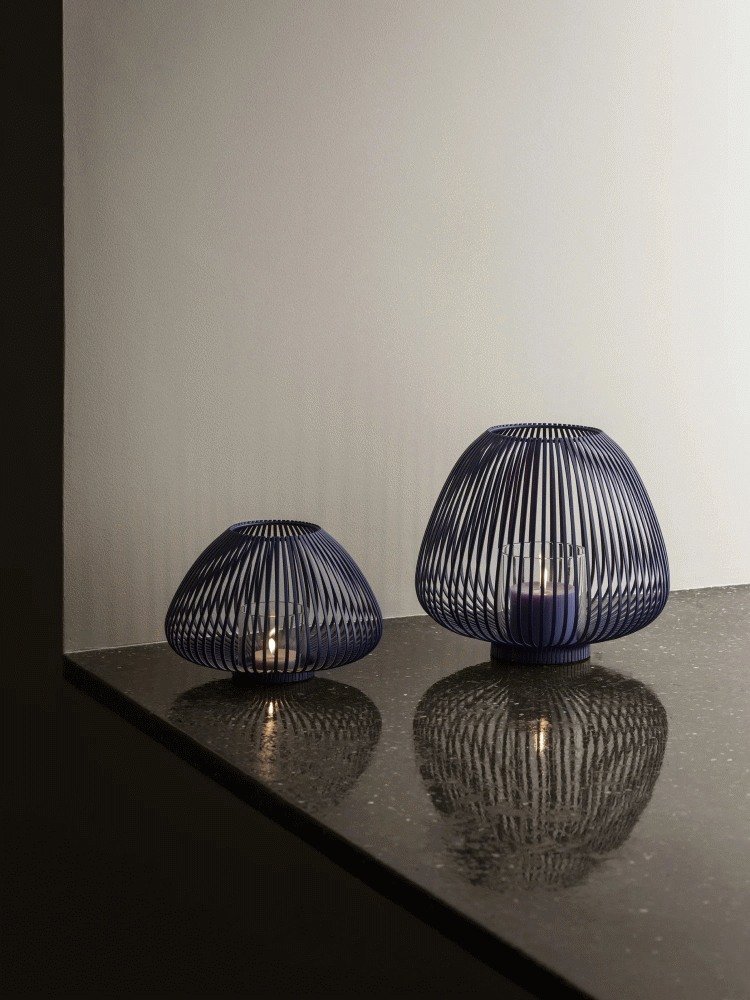 blomus LYVA Laterne H27 cm, Ocean Cavern