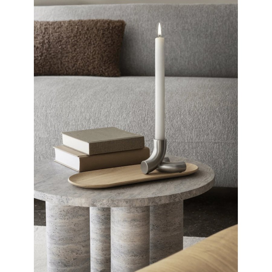 blomus DOODLE Kerzenst&auml;nder H8 cm, Edelstahl