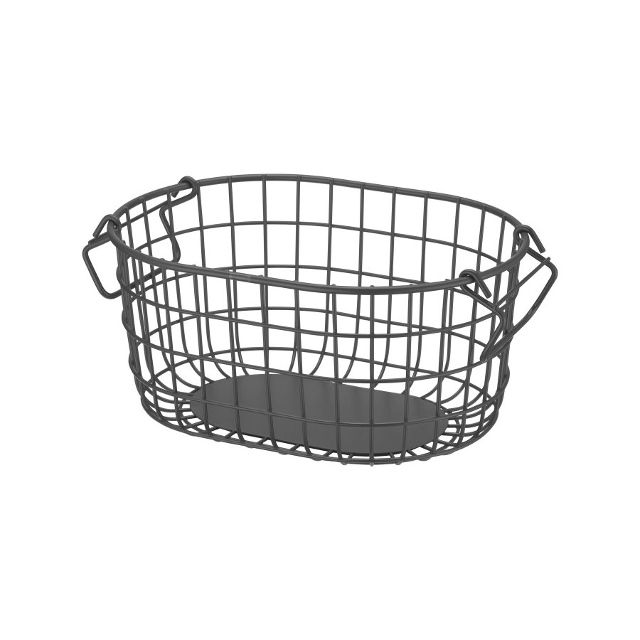 blomus KAGO Opbevaringskurv Rund 21x29 cm, Anthracite