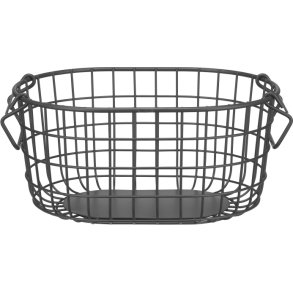 blomus KAGO Opbevaringskurv Rund 21x29 cm, Anthracite